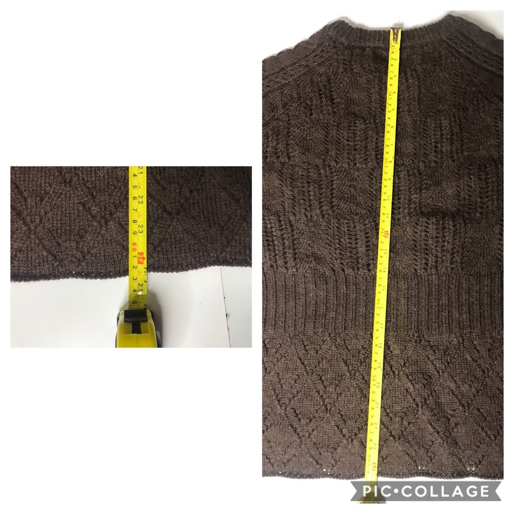 Vintage Wool Alpaca Acrylic Blend Sweater Medium - Picture 7 of 7